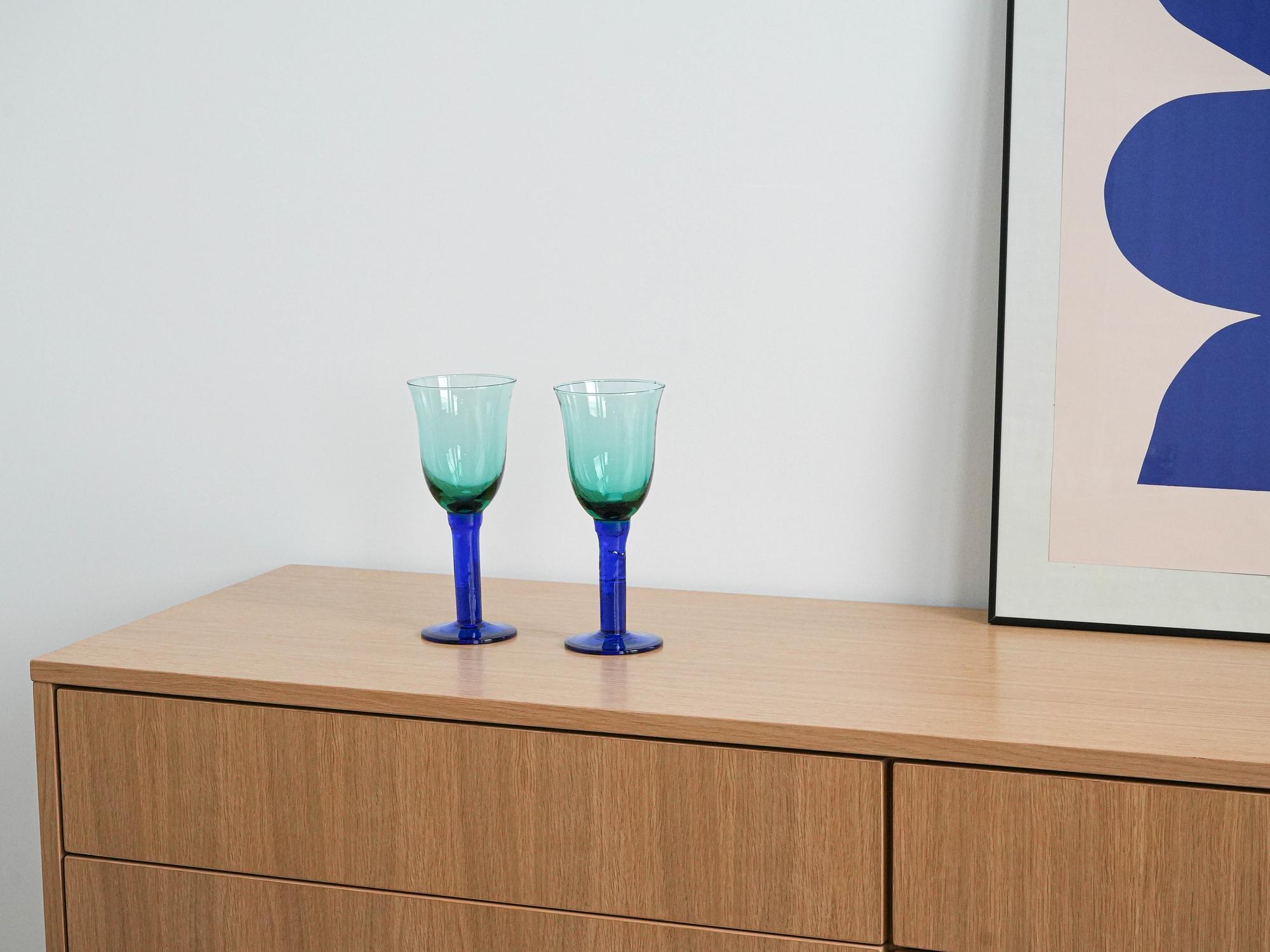 2x Colorful Glasses 1