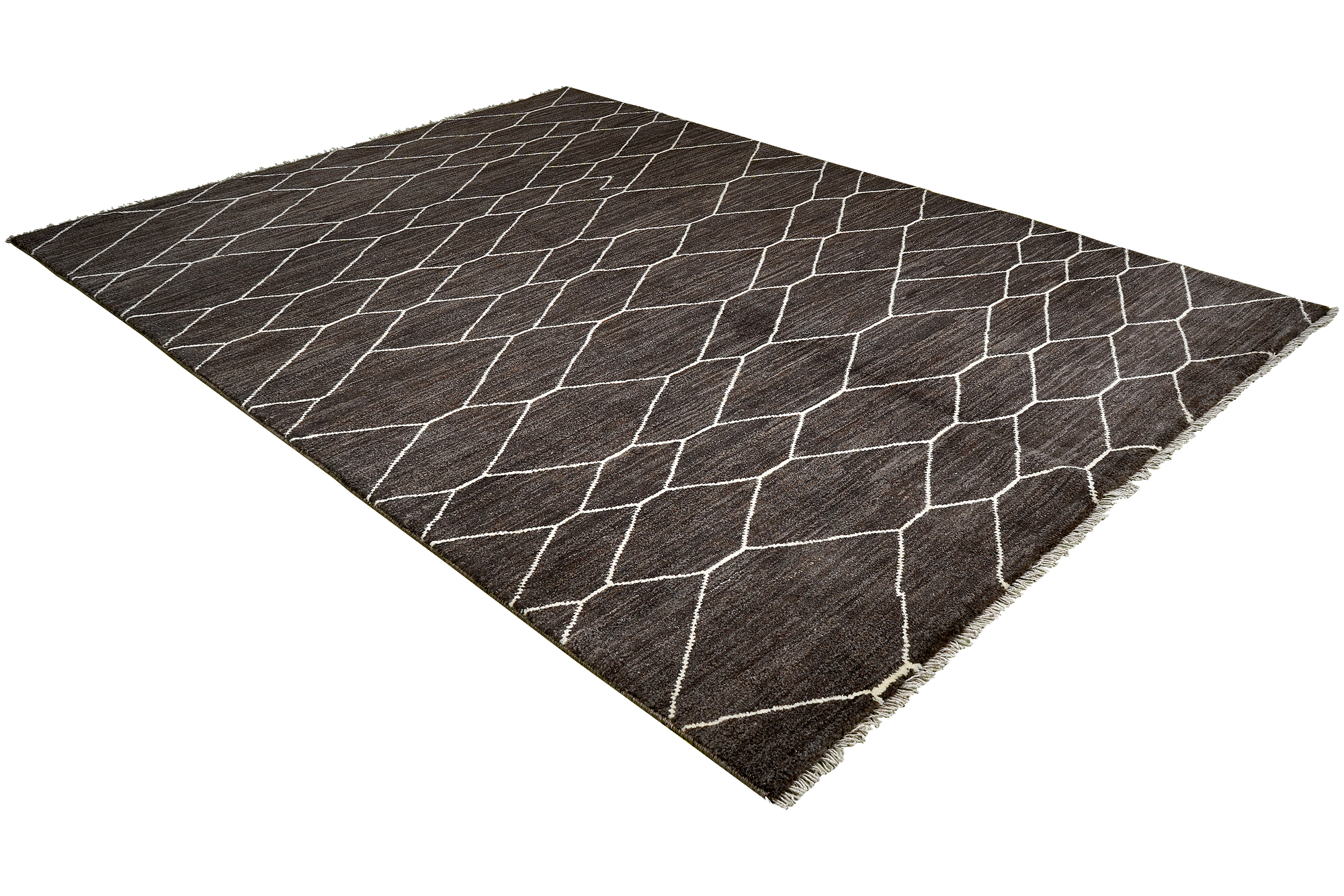 Gabbeh Basi Rug Wool Black 2