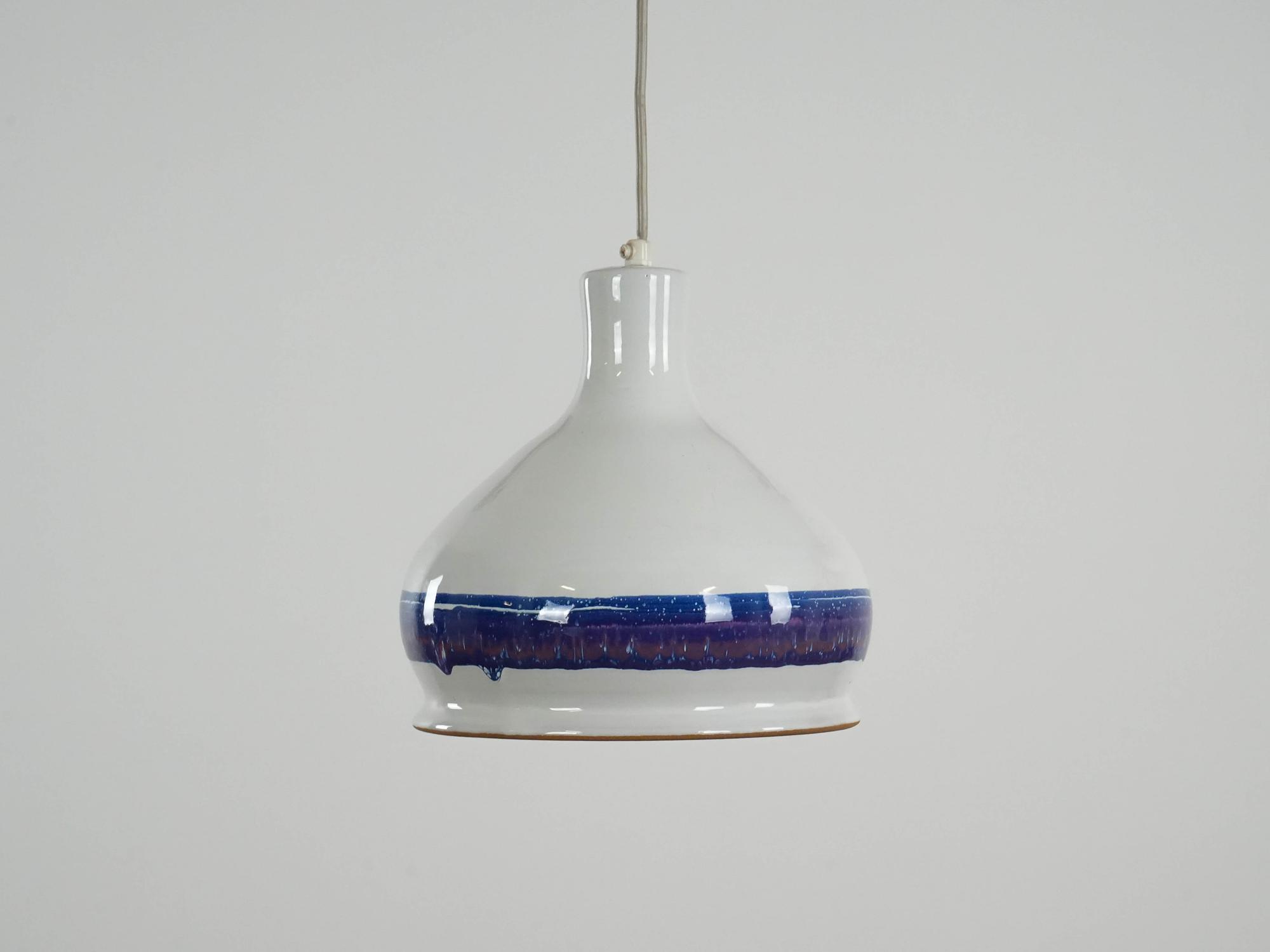 Pendant lamp White 1970s 2