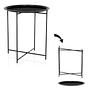 Side table / Coffee table / Sofa table ALLRUND Metal black hjh Living 1