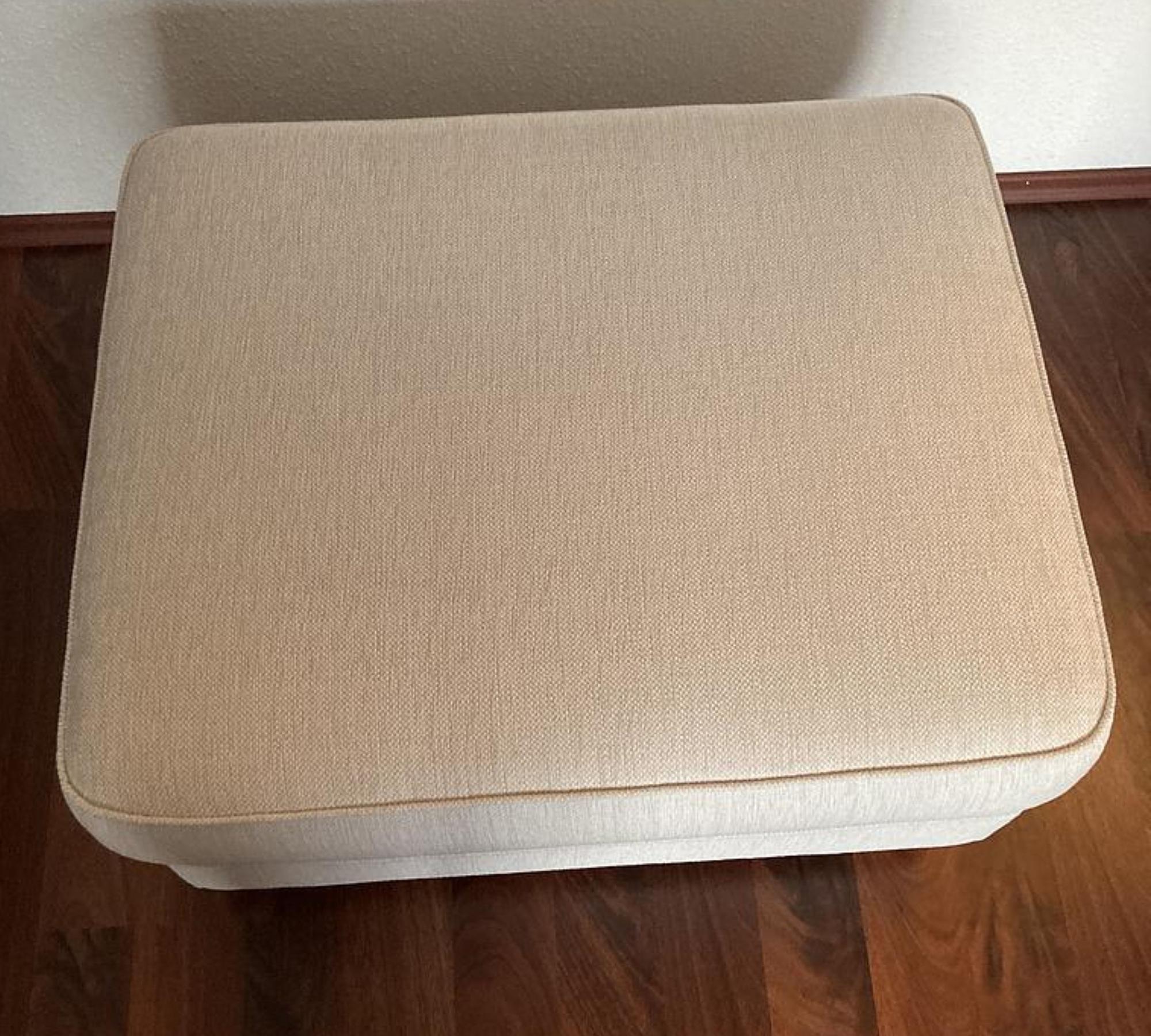 Franka Hocker Webstoff Eiche Creme Braun 4