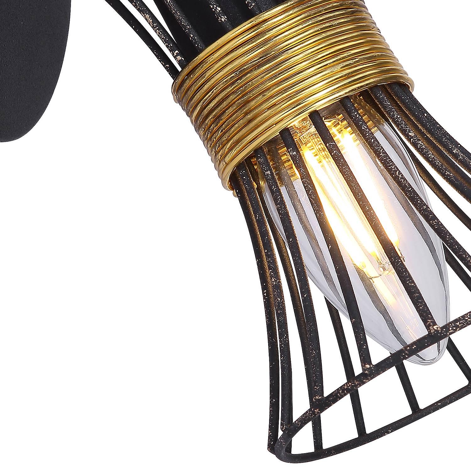 Wandleuchte Purra Eisen 1-flammig 2