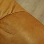 Vintage Sofa 3-Sitzer und Sessel Leder Cognac 1970er Jahre 11