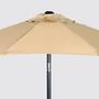 Sonnenschirm Klappbar Aluminium Beige 5