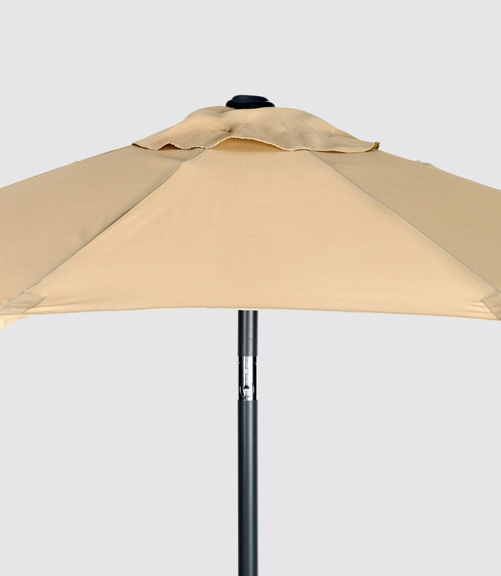 Sonnenschirm Klappbar Aluminium Beige 5