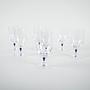Set Venise Saphir Glasses 1970s Cristal d'Arques 2