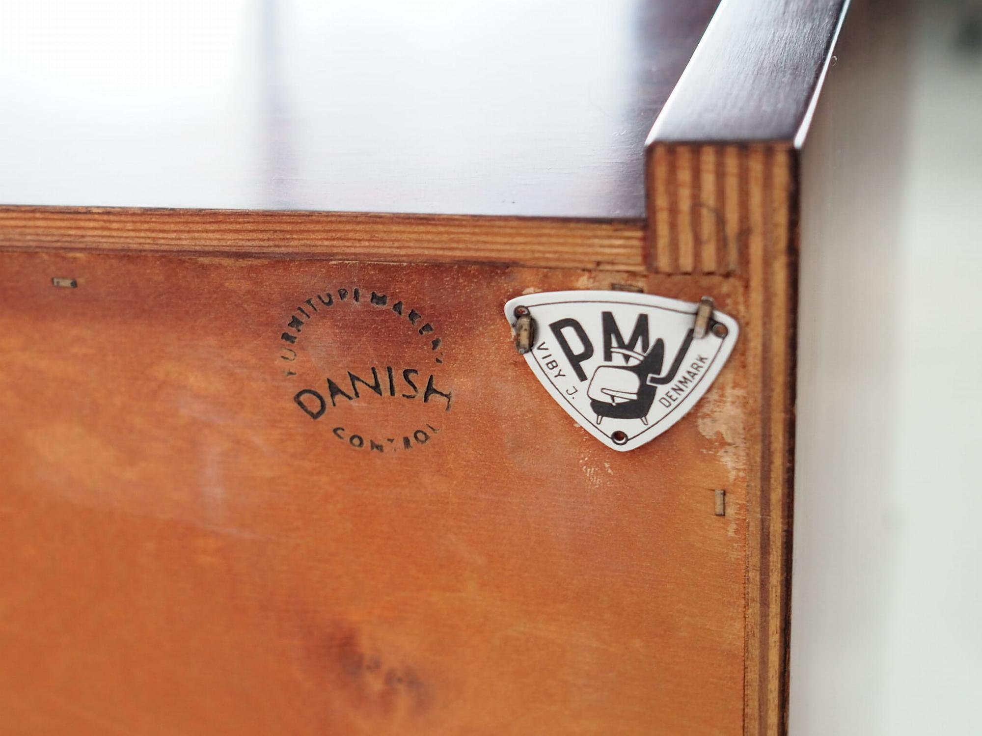 Mahogany secretary 1970 Jahre 13