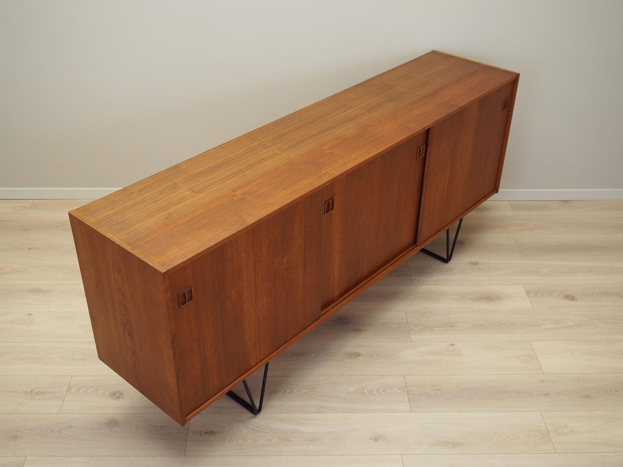 Vintage Sideboard Teak Brown 1970s 12