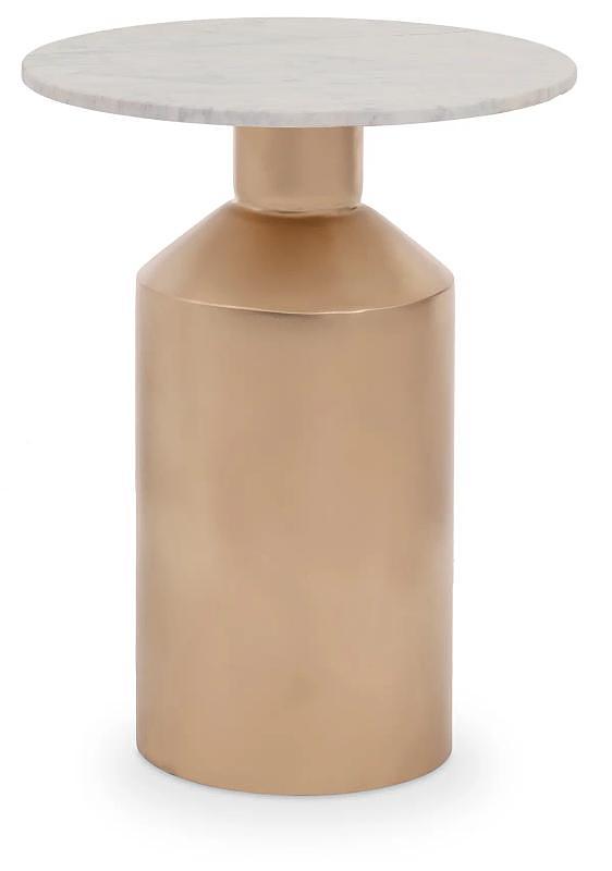 Amira Marmorplatte Goldgestell Beistelltisch.
 0