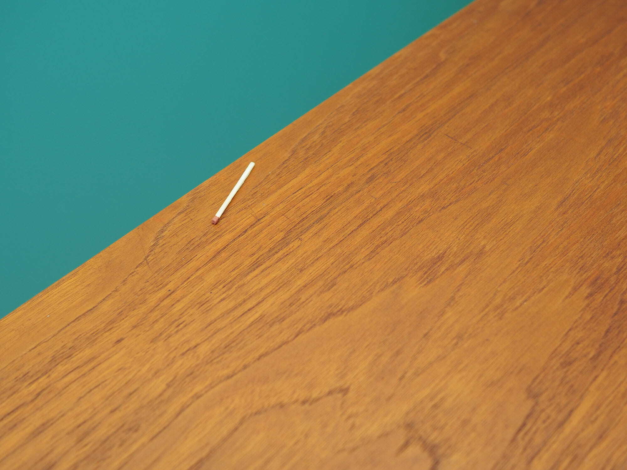 Vintage Bücherregal Teakholz Braun 1970er Jahre 8