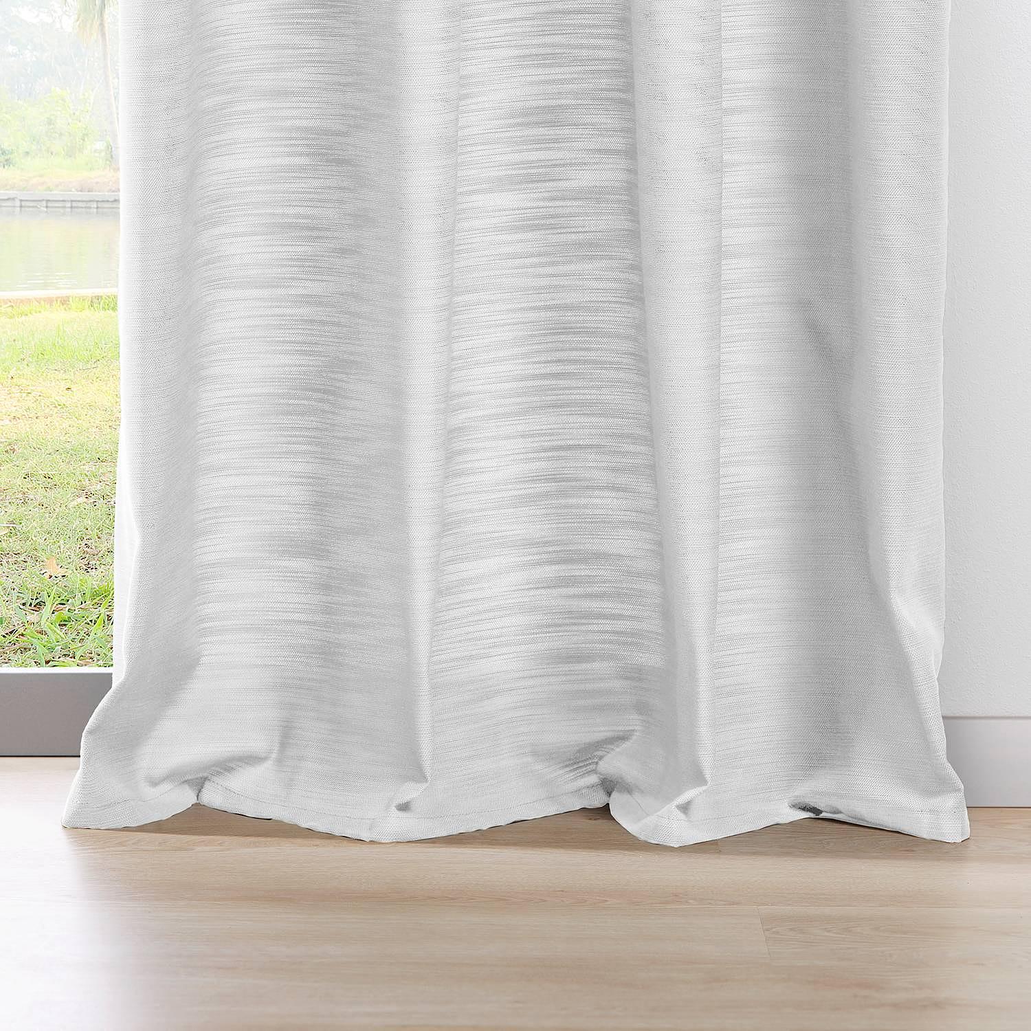 Ösenschal Balance Polyester Weiß 135 x 245 cm 4