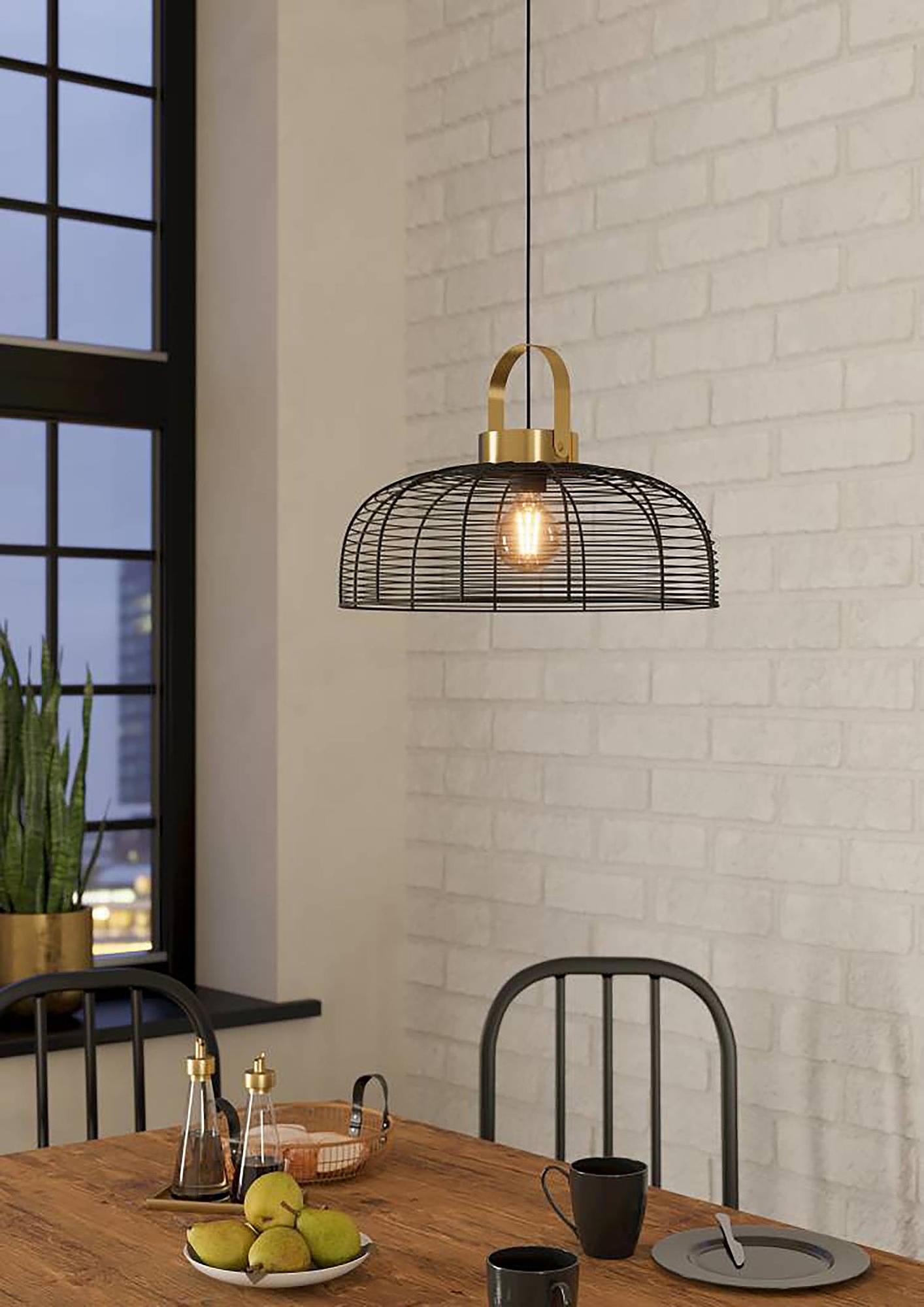 Pendelleuchte Roundham Schwarz 0