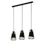Austell II Pendant Lamp Steel 3-bulb 1