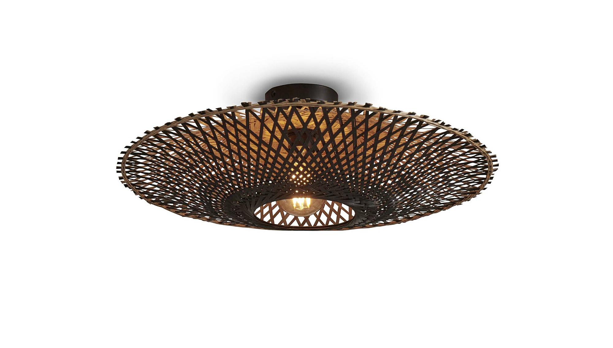  Kalimantan Typ A Deckenleuchte Eisen Schwarz 3