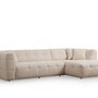 Modernes Sofa Récamiere Rechts Beige 4