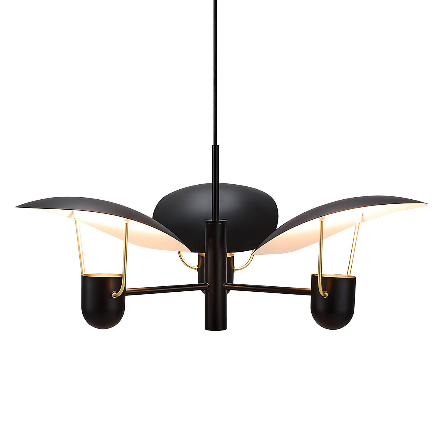 Pendant lamp Fabiola die-cast aluminum black 0
