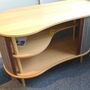 Audacious Sideboard Holz Textil Grau 2