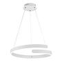 LED Pendelleuchte Parma 1-Flammig Eisen Weiß 0