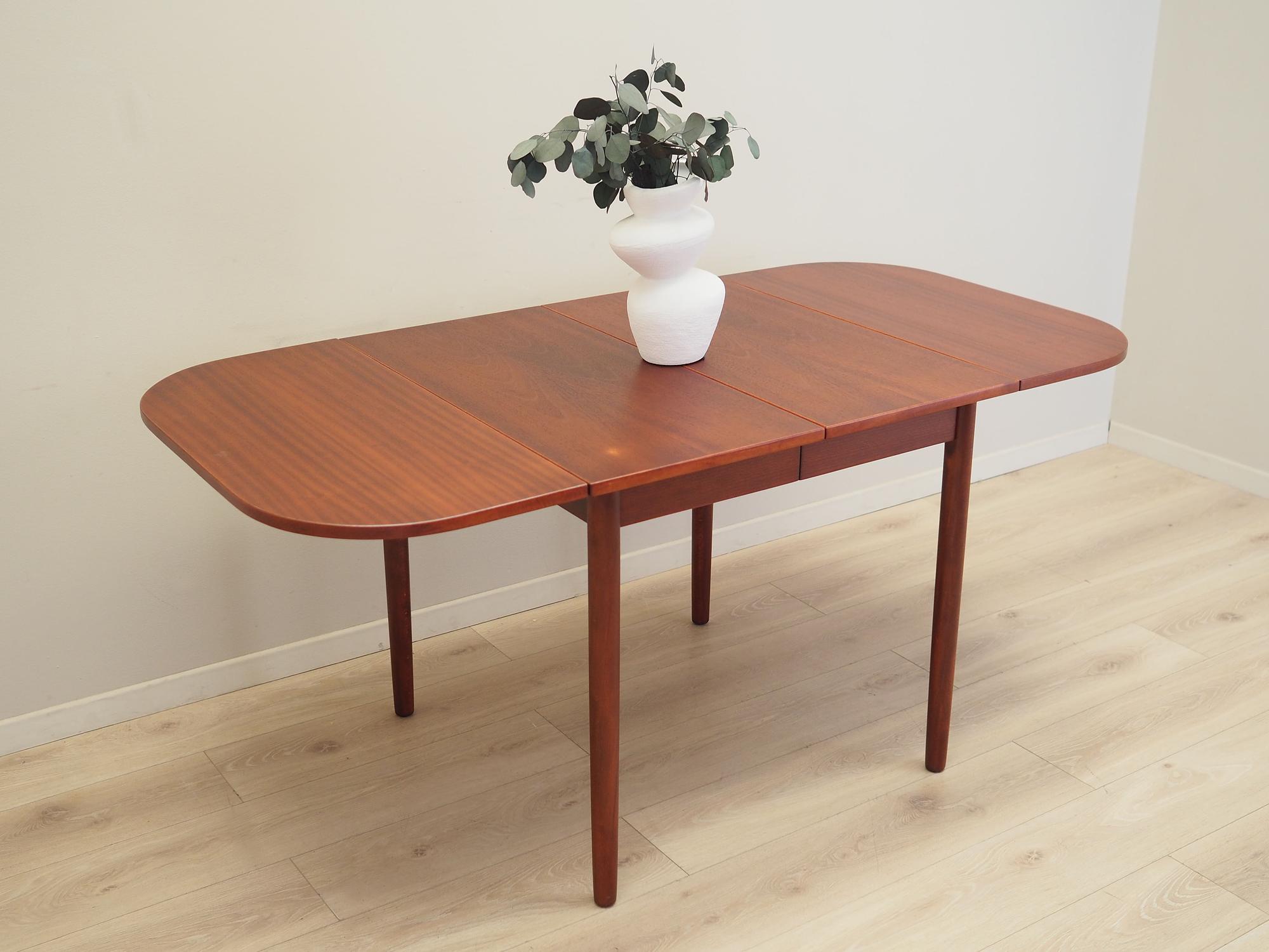 Mahogany Table 1970s 3