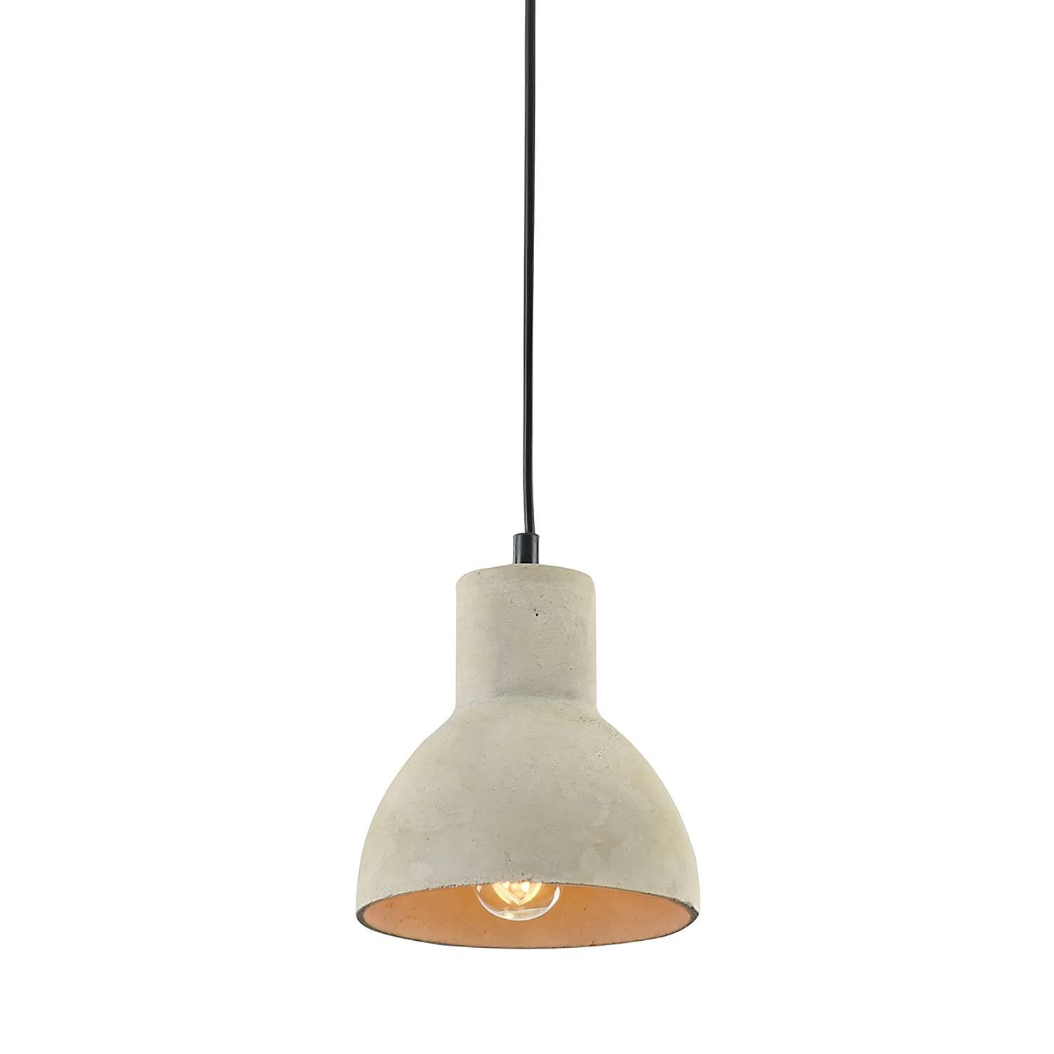 Broni Pendelleuchte Beton Metall 1-flammig 0