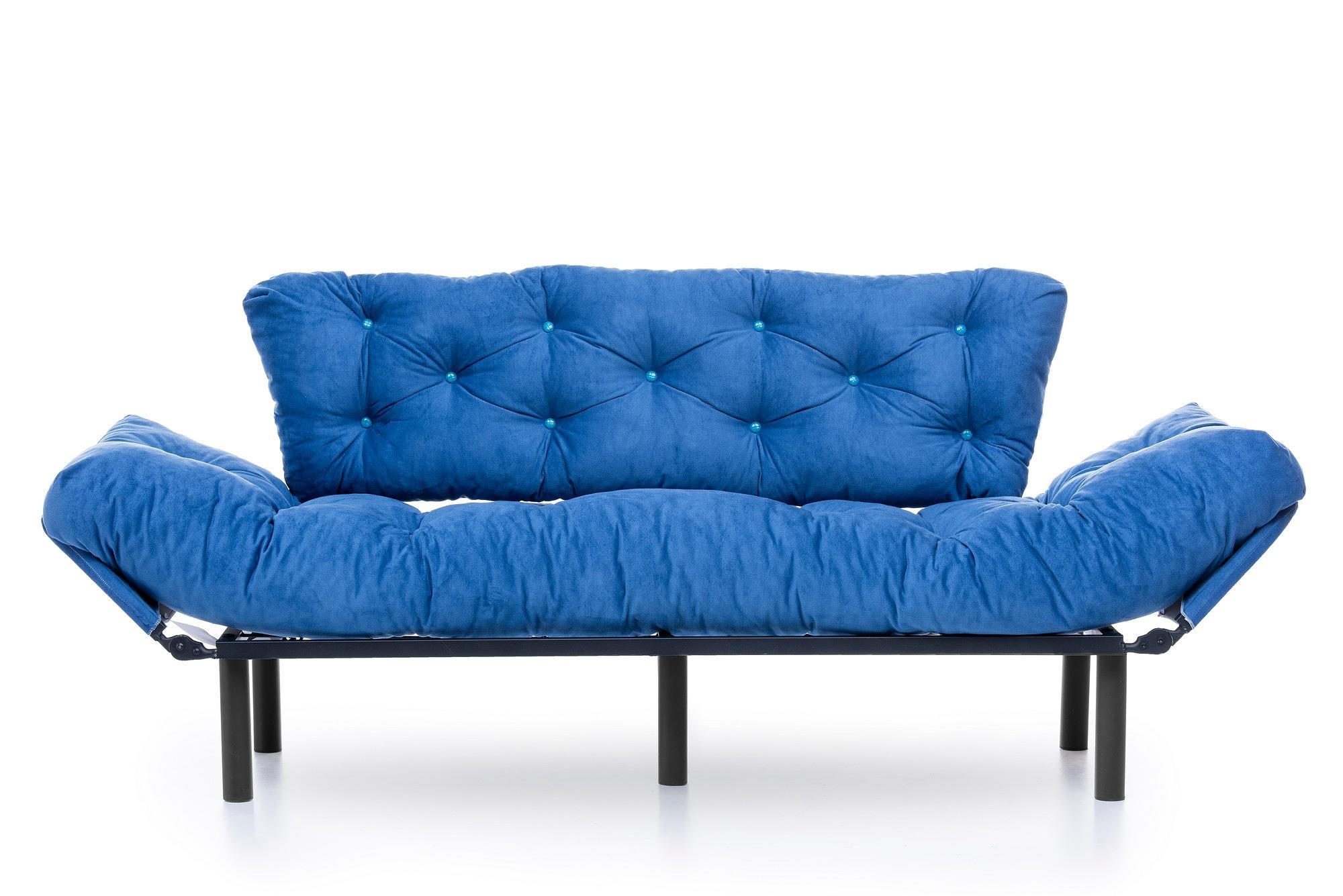 Nitta Triple Sofa Bed 3-seater Blue 8