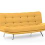 Misa Sofa Bed 3-seater Mustard 0