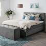 Betttruhe Velours Anthrazit 6