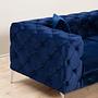 Como Sofa 3-Sitzer Marineblau 1