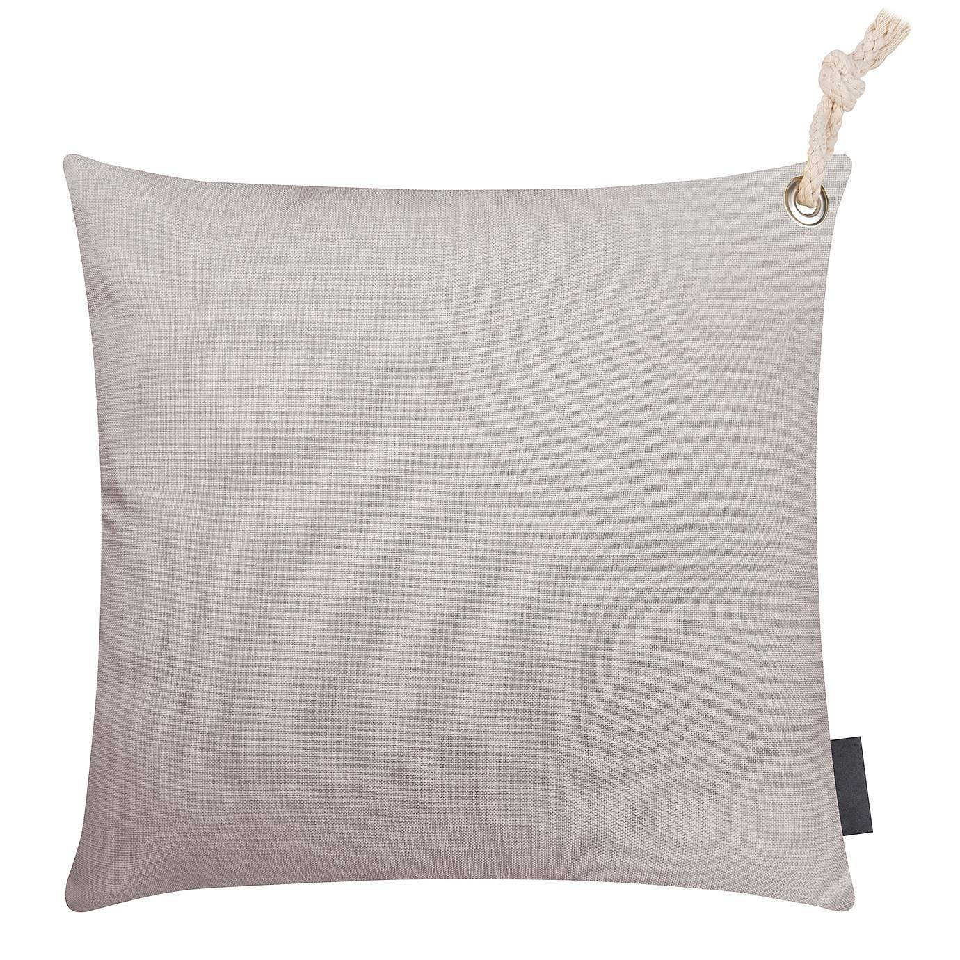 Cushion cover Capri Polyacrylic Grey 40 x 40 cm 0