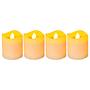 LED-Solarkerze Teuilac (4er-Set) Polycarbonat 1-flammig 0