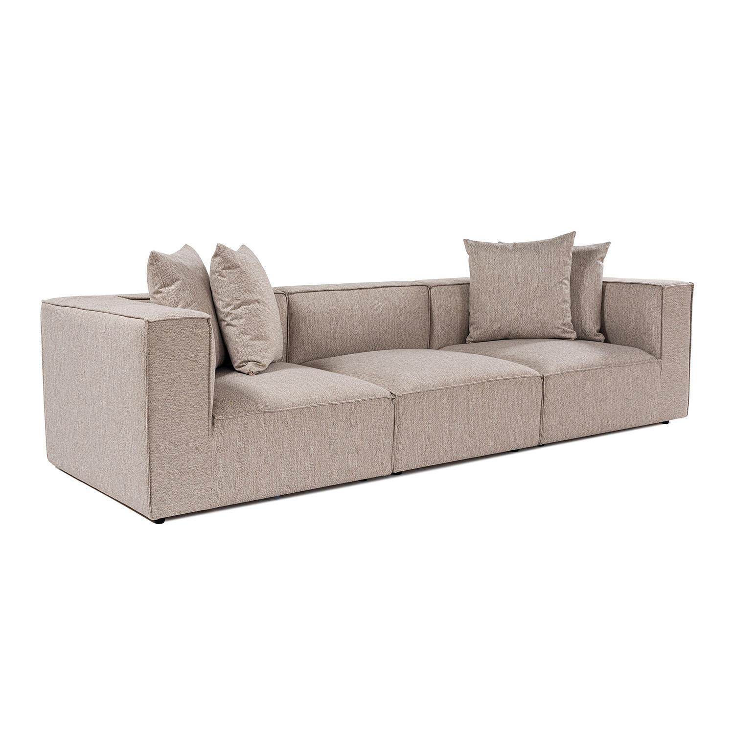 Sora 3-seater sofa Beige 4