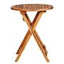 Lodge Bistro Table Solid Acacia Wood Brown 3