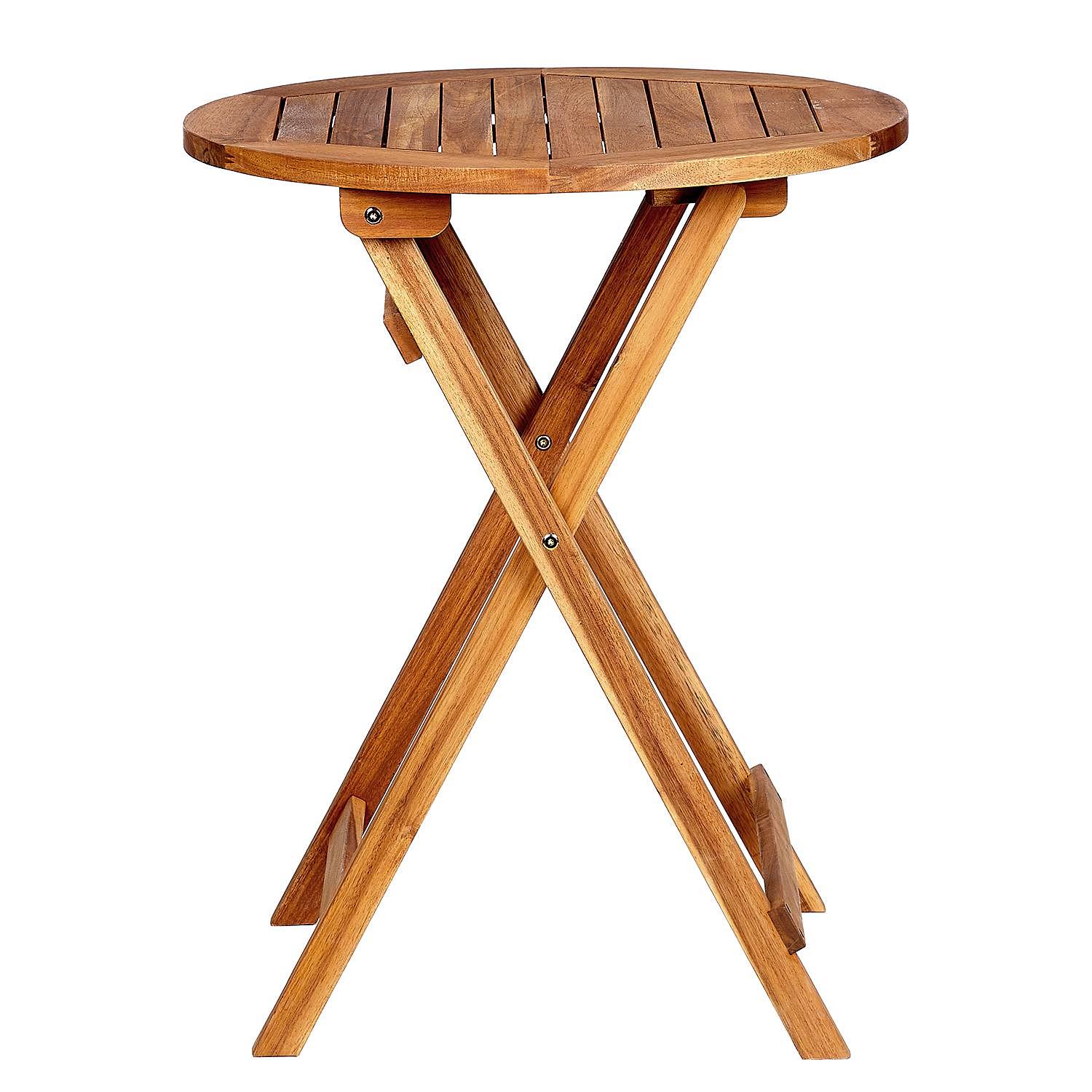 Lodge Bistro Table Solid Acacia Wood Brown 3