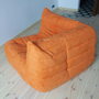 Togo Ecksofa Textil Orange 3