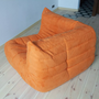 Togo Corner Sofa Textile Orange 3