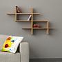 Halic Bookshelf Wood veneer 1