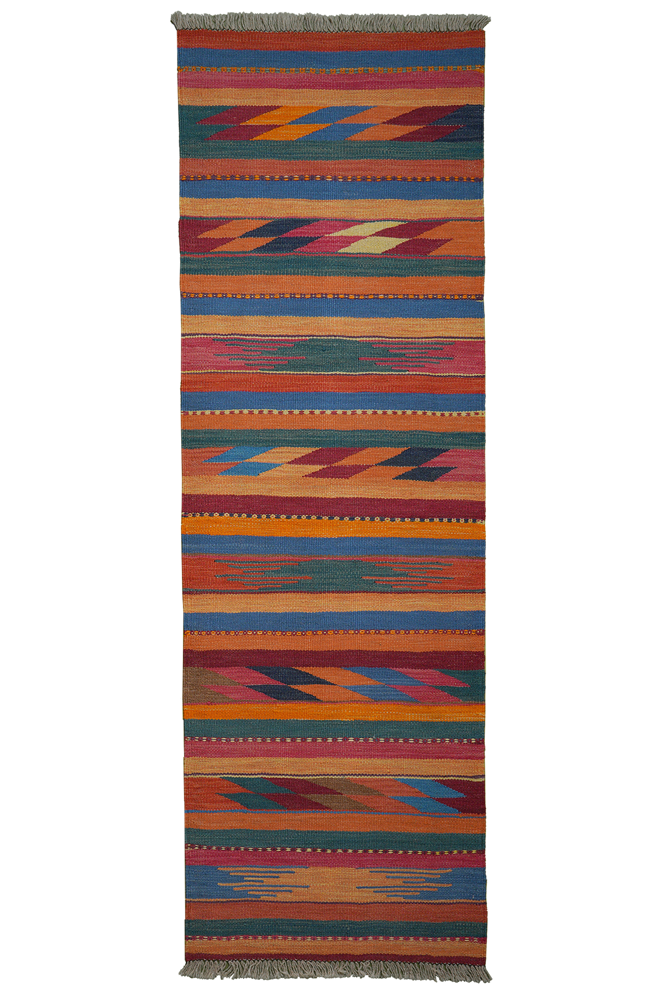 Kilim Gashgai Teppich Mehrfarbig 0