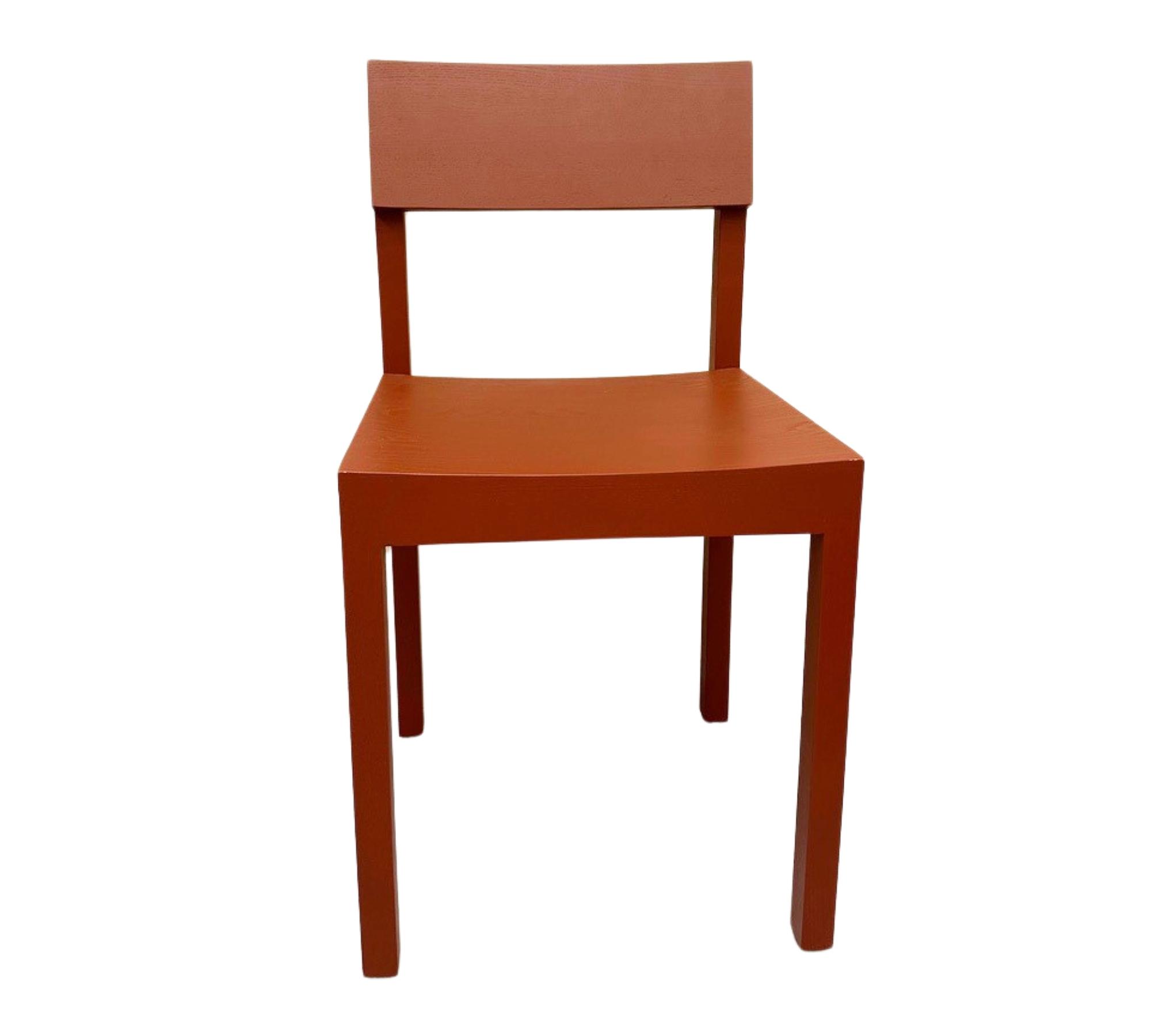 Silent Stuhl Big Game Eschenholz Braunrot 2