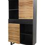 Lille Schrank Akazienholz Metall 2