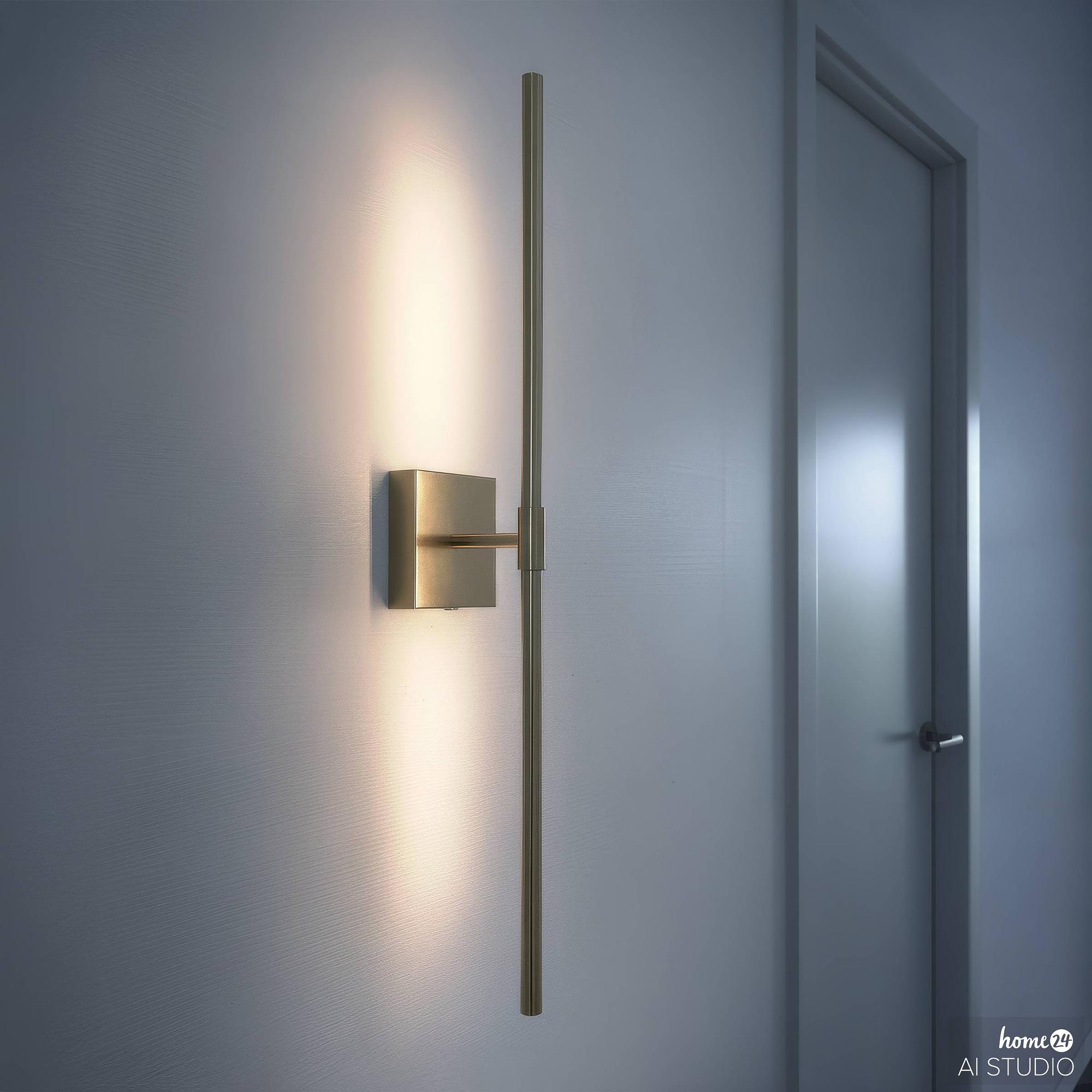 Ons Akku-Wandleuchte 3-Stufen-Dimmer Messing 4