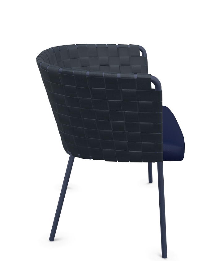 Marina SO0286 Sessel Aluminium Blau 1