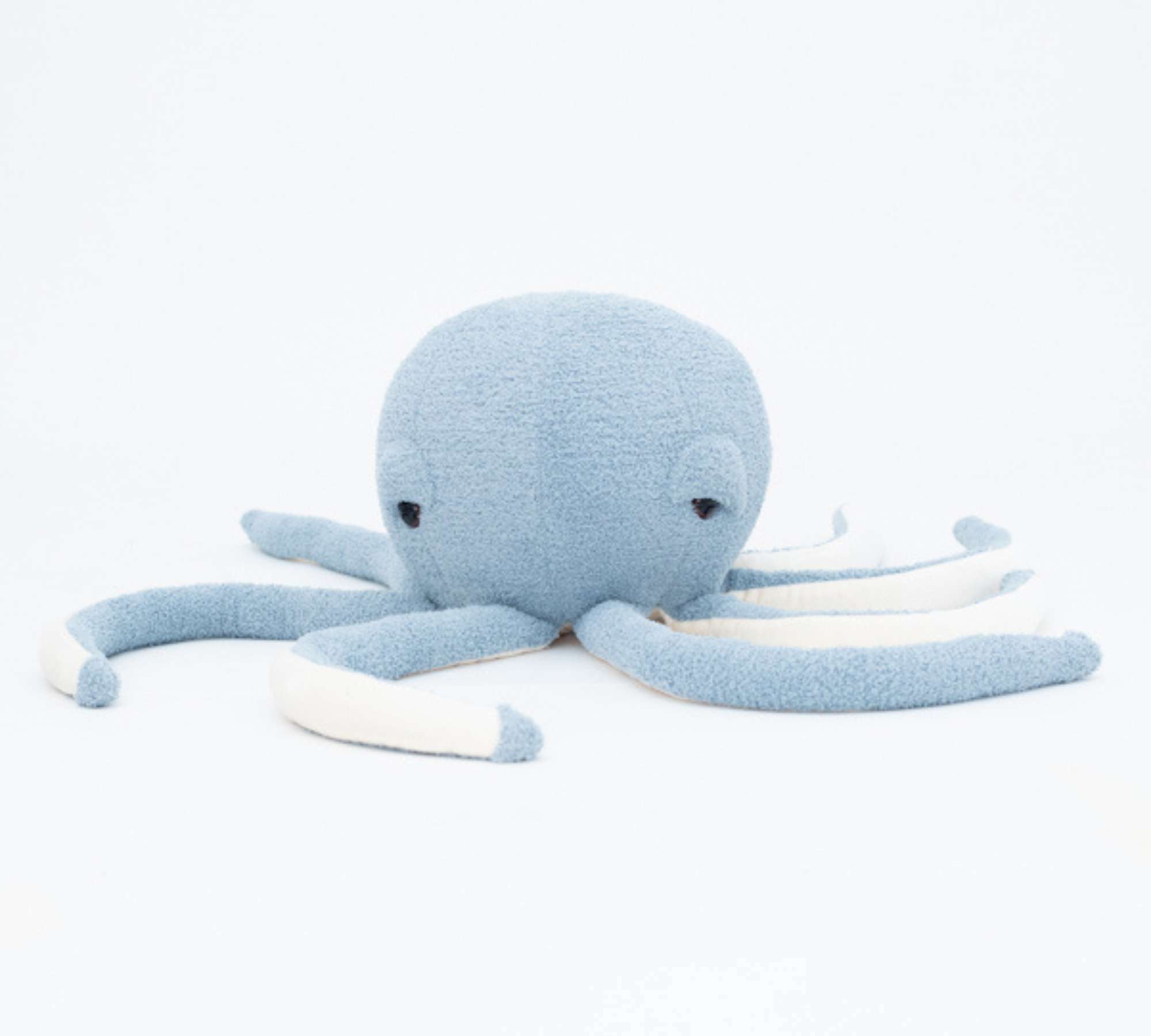 Oktopus Maxi Plüschtier Baumwolle Blau 1