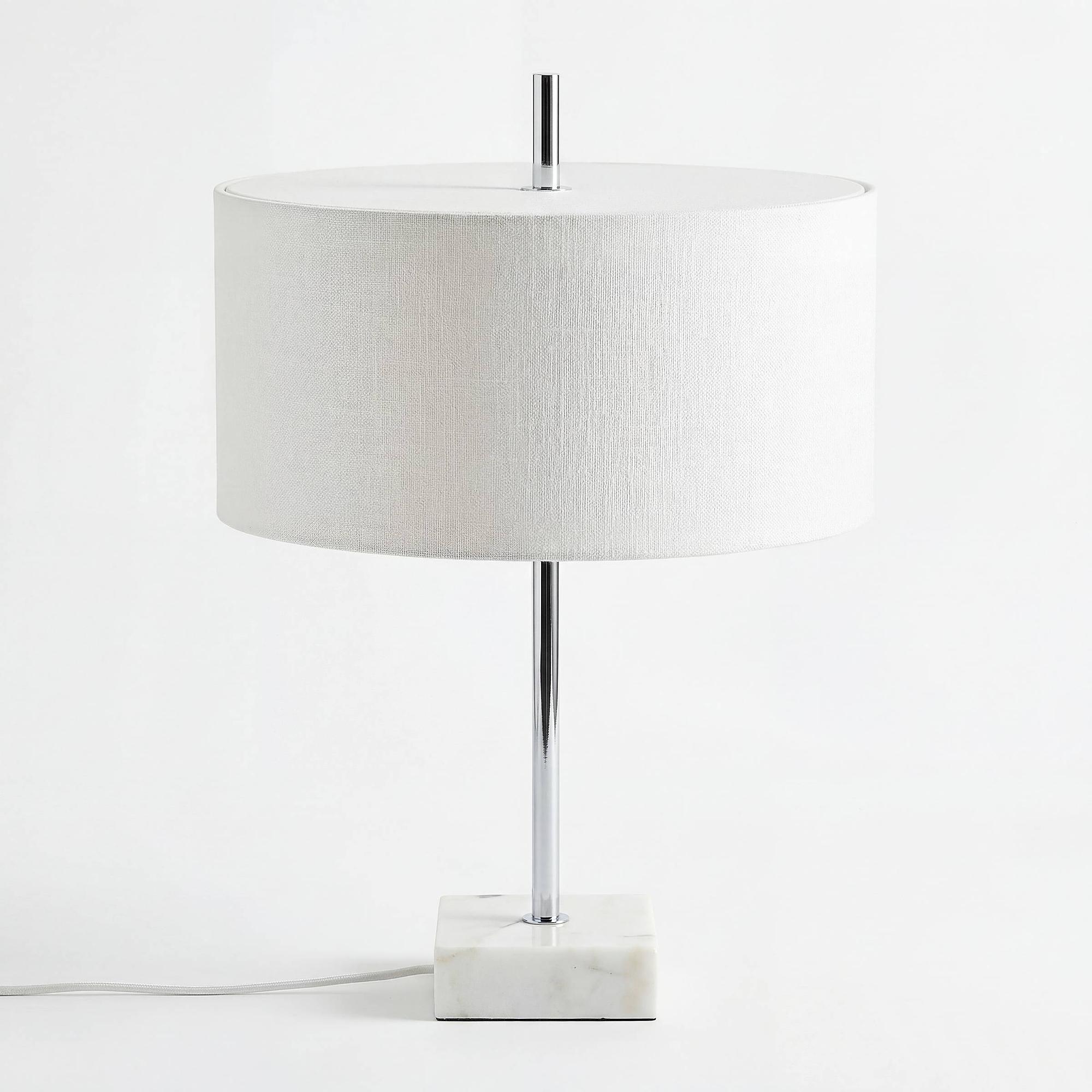 Table lamp Tivio 1-light linen marble 4