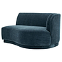 Nora 2-Sitzer Chaise Modul Rechts Danny Dusty Blue 0