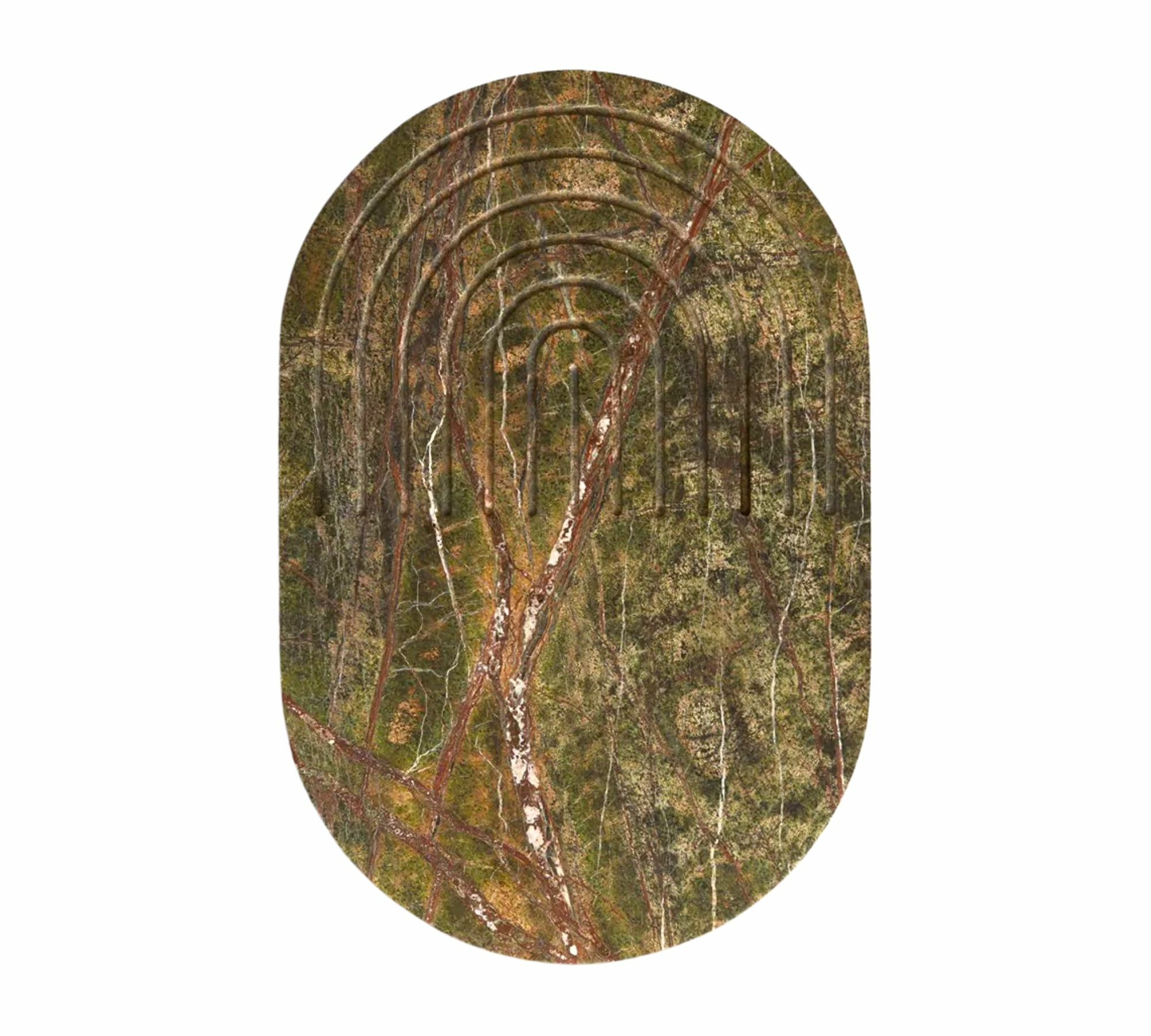Tom Dixon Servierplatte Rock Marmor (Oval) 1