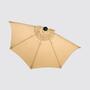 Sonnenschirm Klappbar Aluminium Beige 6