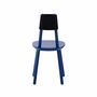 Naïve Stuhl Holz Blau 3