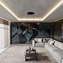 2-Flammig Wabi Sabi Plasterglows Pendelleuchte Schwarz 4
