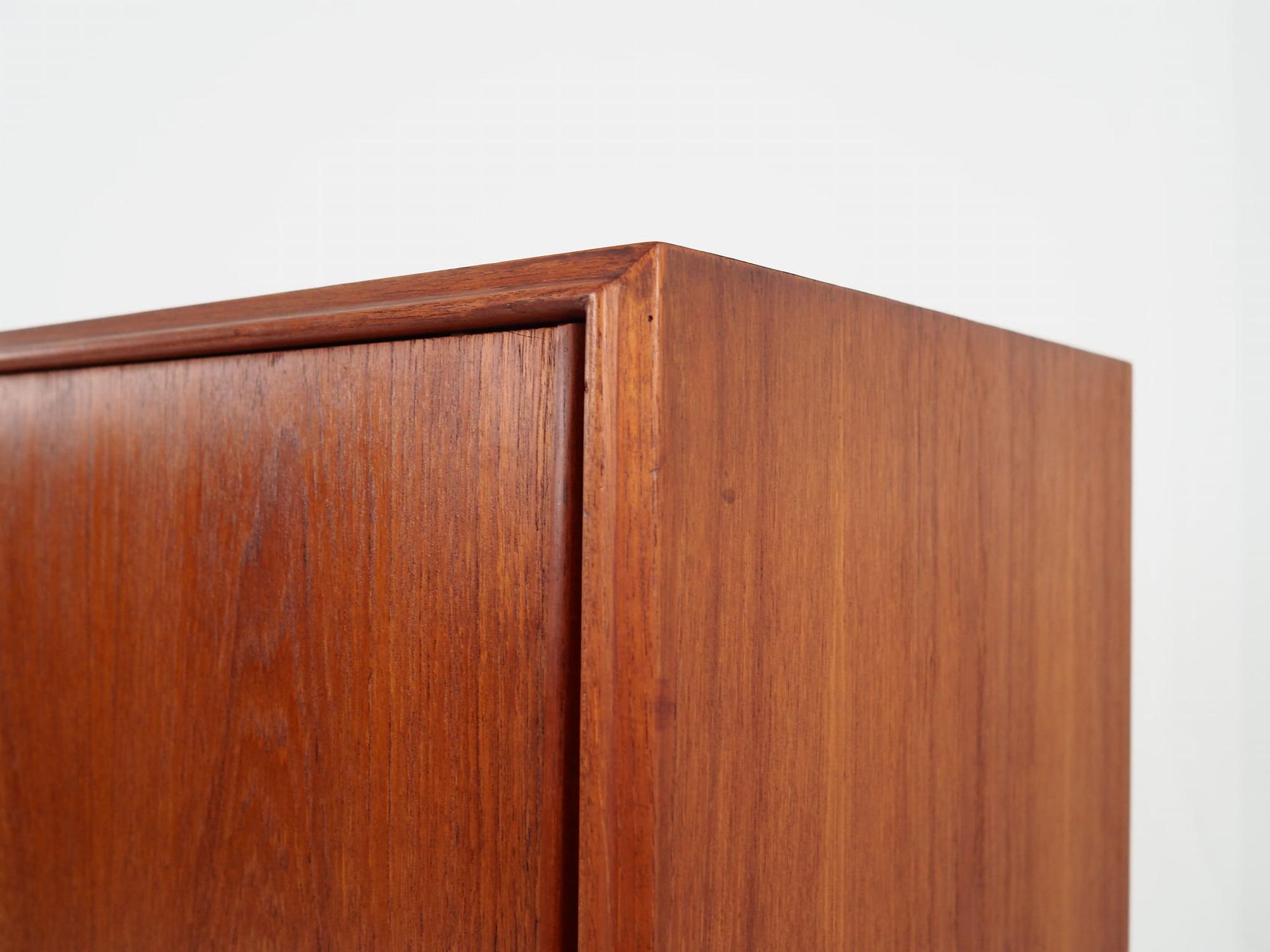 Highboard Teak Brown 1960s 14