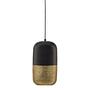 Tirsa Hängelampe Metall Schwarz Gold 0